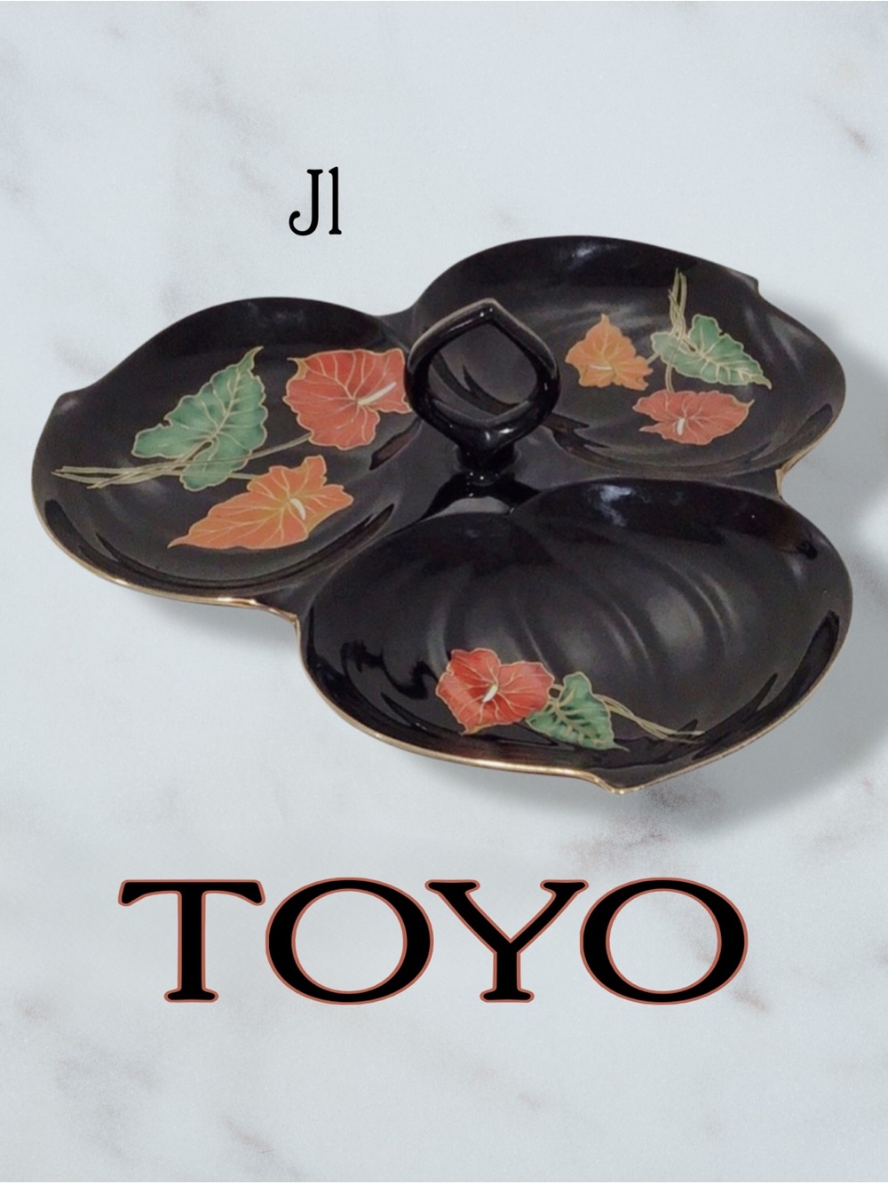 TOYO Divided‎ Ceramic Dish VINTAGE